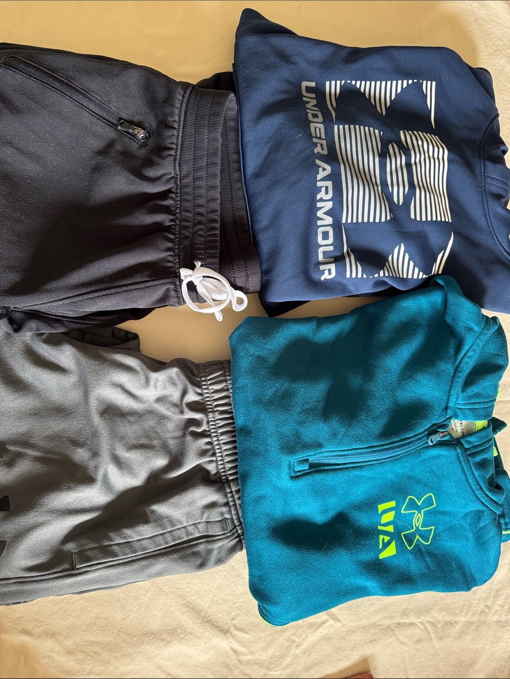 Under Armour Boy's Hoodies & Joggers, 2 each
